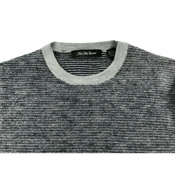 Saks Fifth Avenue Sweater.  Women's Small Gray - Picture 4 of 7